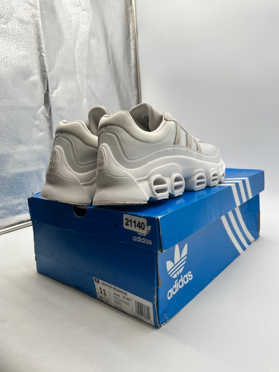 adidas adiFOM Megaride Crystal White Silver Metallic Core Black 11 (Lightly Worn Pre-Owned) - Image 5