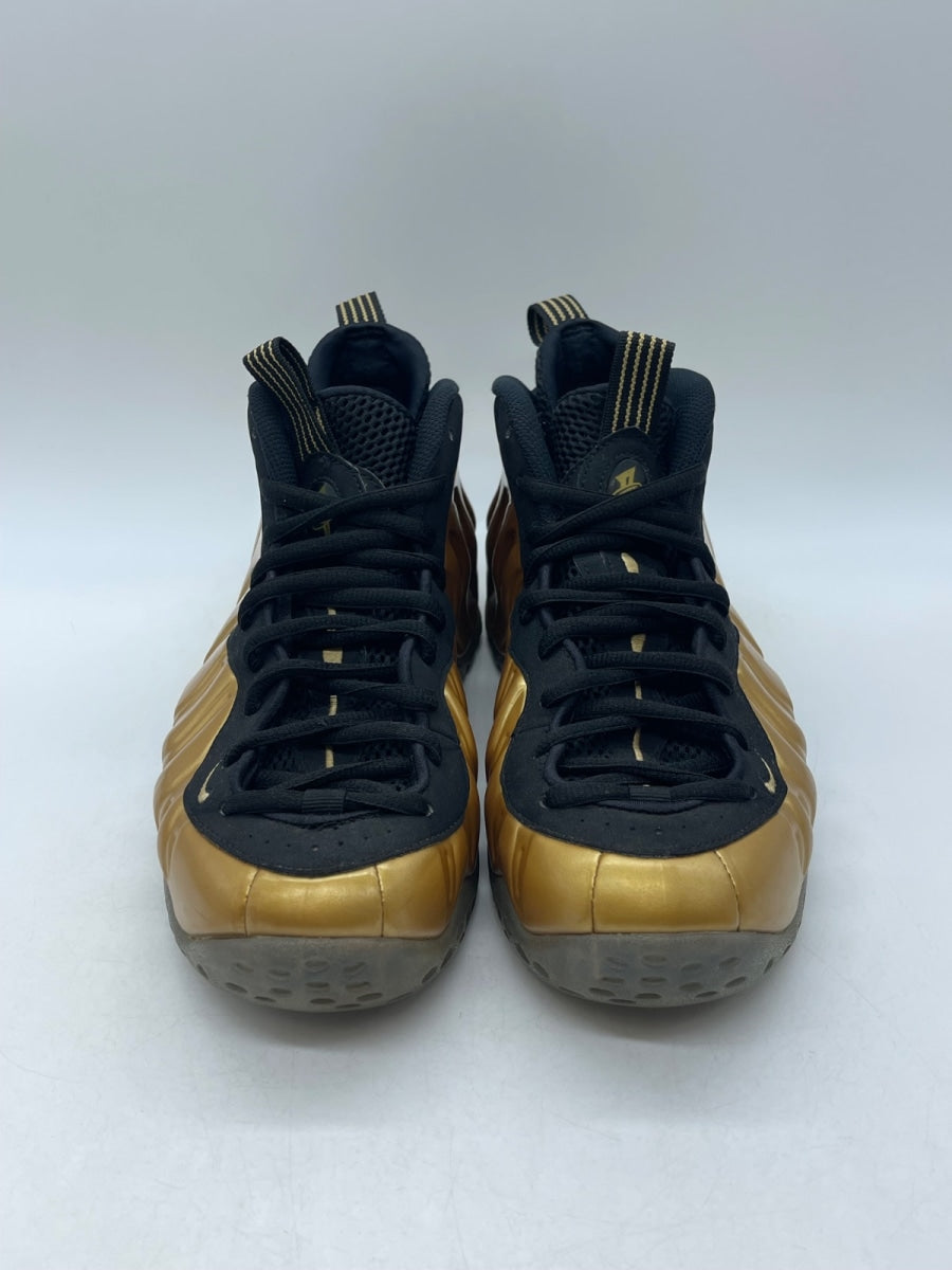Nike Air Foamposite One Metallic Gold 10 (Moderately Worn Pre-Owned)NikeMetallic Gold/Metallic Gold-Black - Image 2