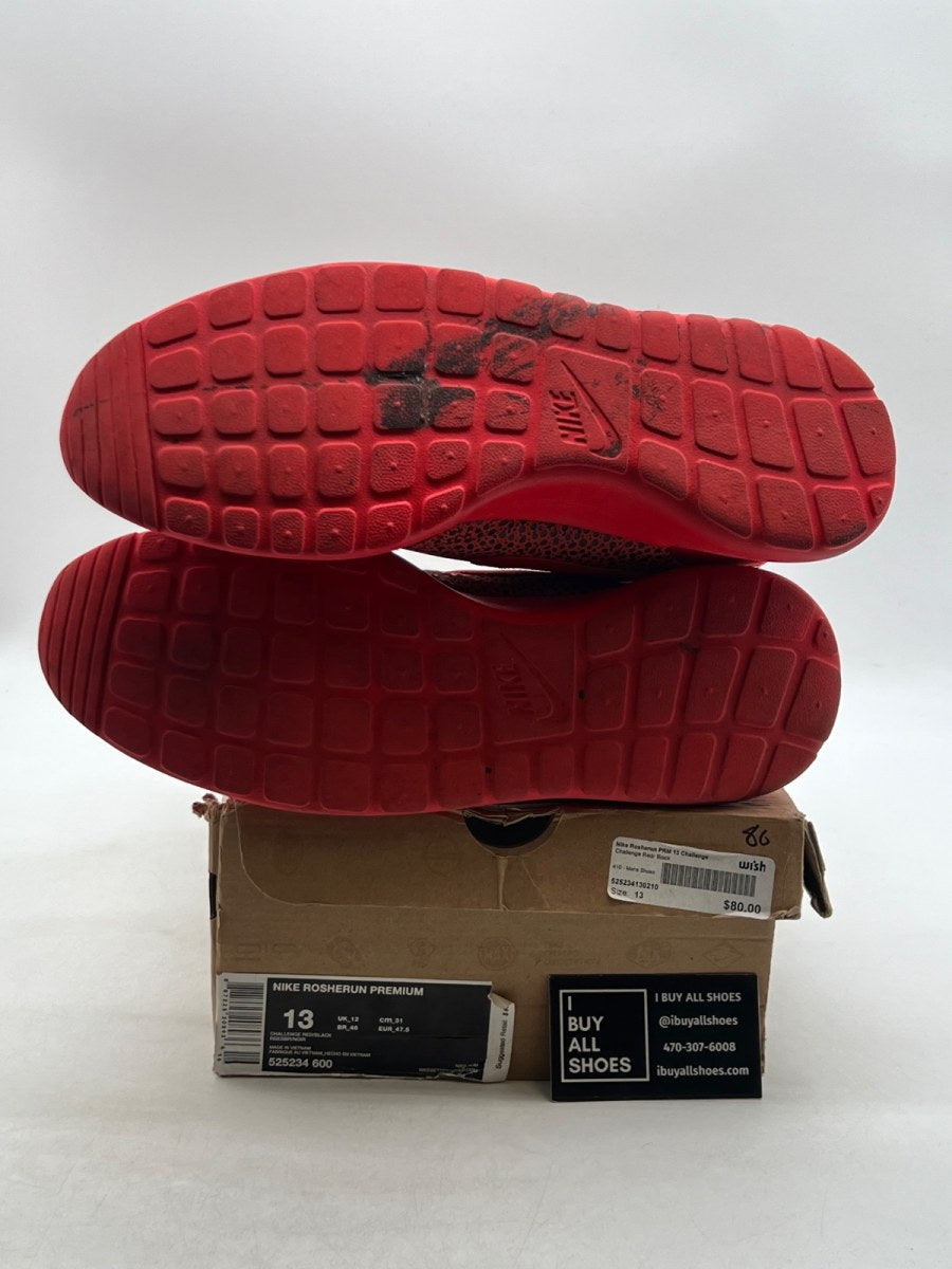 Nike Roshe Run Safari Challenge Red 13 (Lightly Worn Pre-Owned) - Image 7