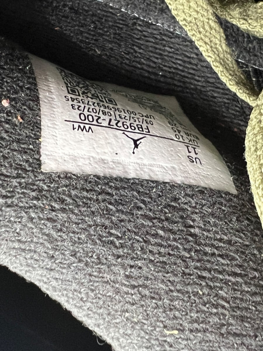 Jordan 4 Retro SE Craft Medium Olive 11 (Moderately Worn Pre-Owned) - Image 9