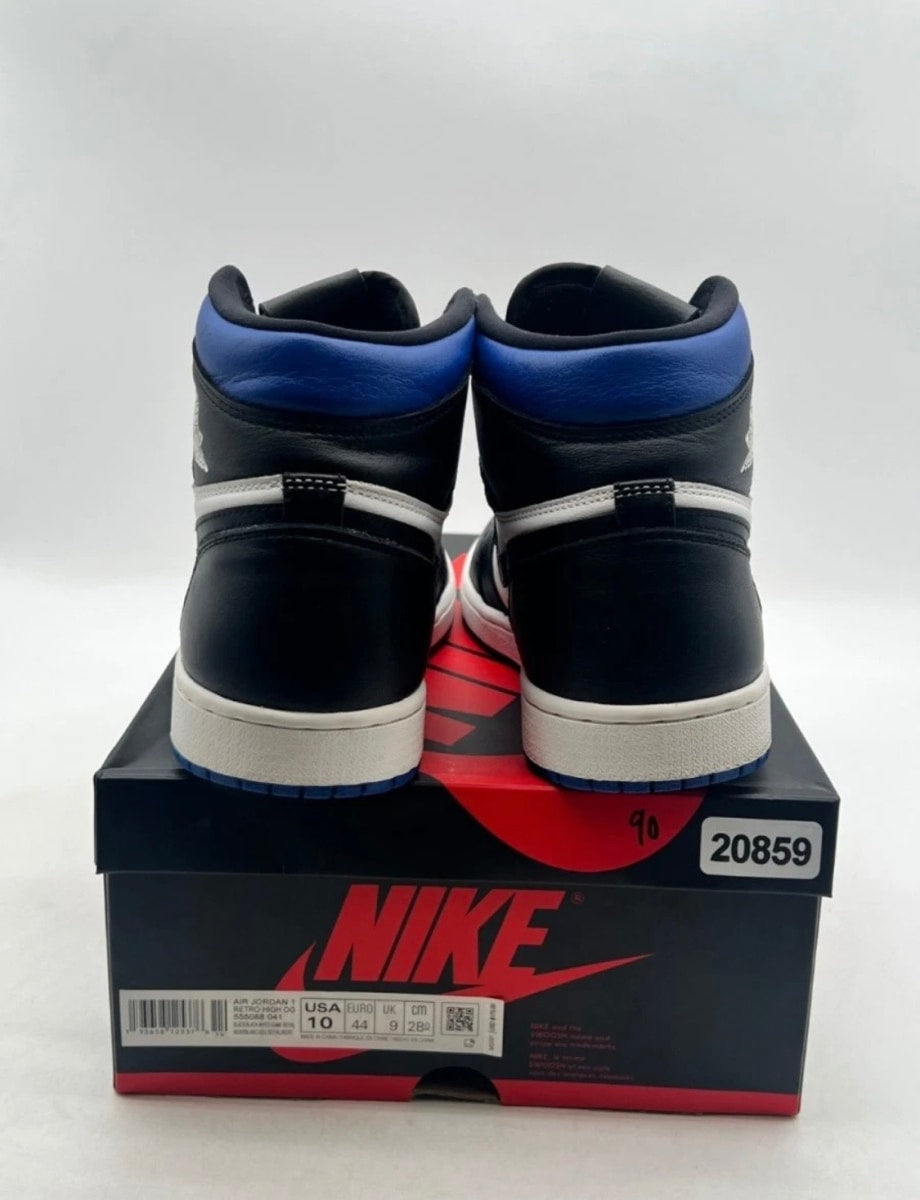 Jordan 1 Retro High Royal Toe 10 (Lightly Worn Pre-Owned)JordanBlack/White-Game Royal-Black - Image 3