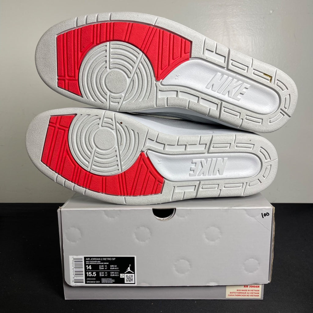 Jordan 2 Retro SP Union Grey Fog (Size 14) - Image 5