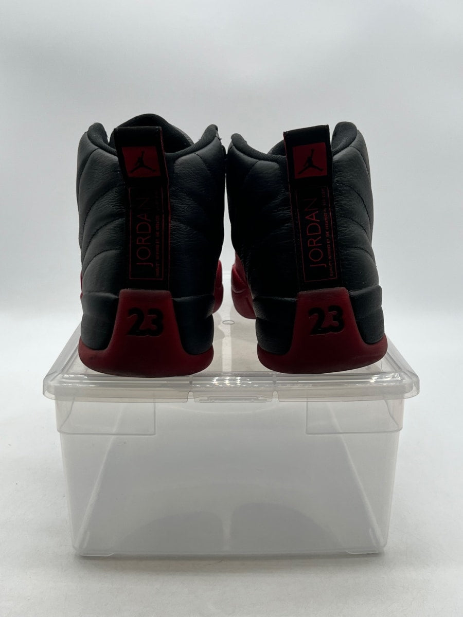 Jordan 12 Retro Flu Game (2025) 12 (Moderately Worn Pre-Owned)JordanBlack/Varsity Red - Image 3