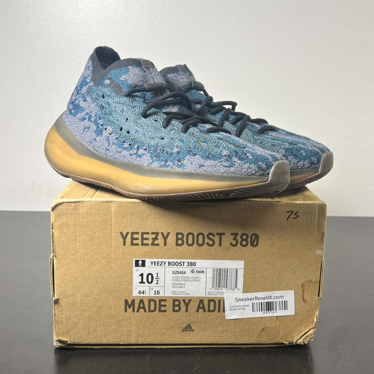 adidas Yeezy Boost 380 Covellite 10.5 (Lightly Worn Pre-Owned)adidasCovellite/Covellite/Covellite - Image 1