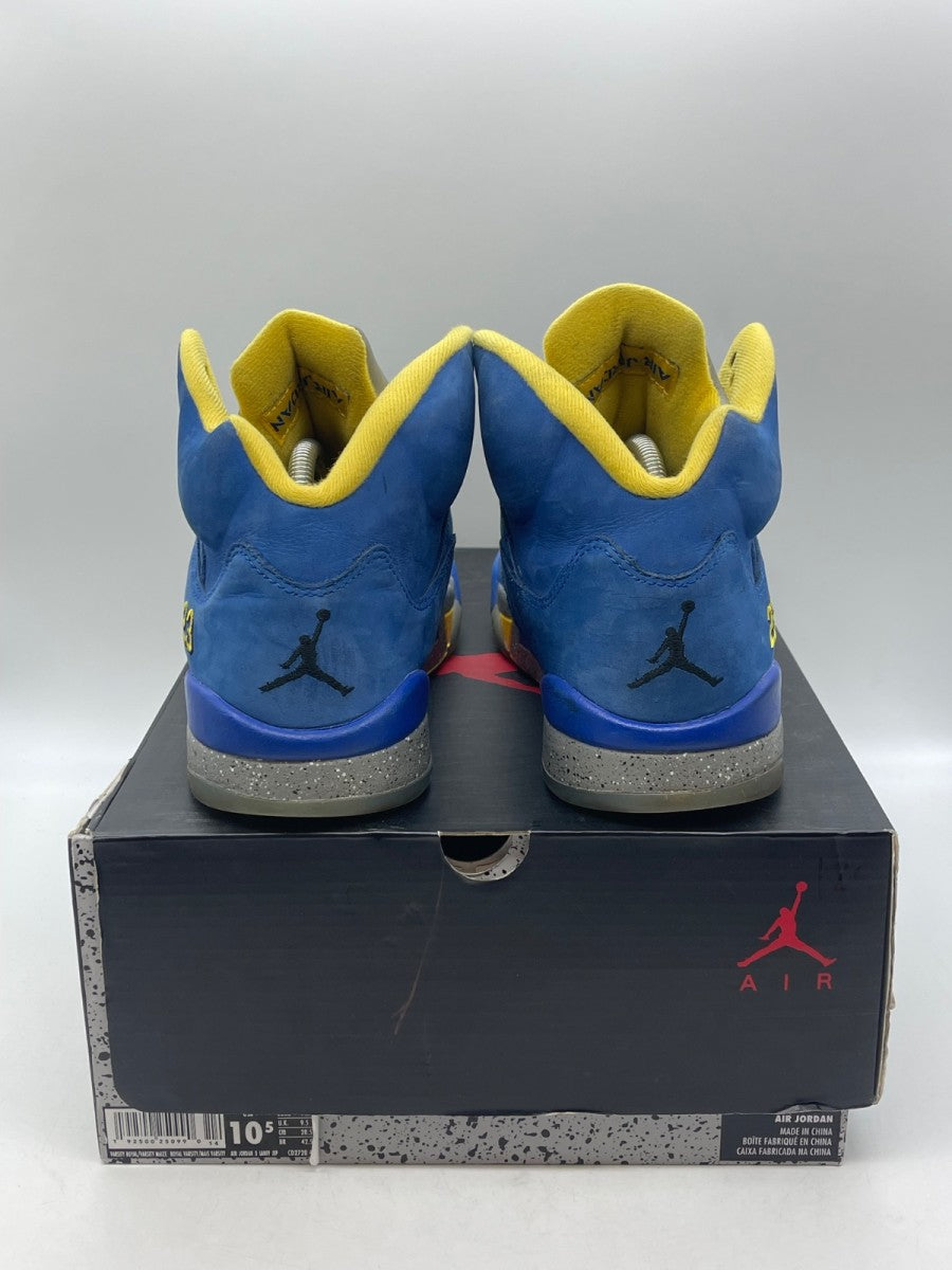 Jordan 5 Retro JSP Laney Varsity Royal 10.5 (Moderately Worn Pre-Owned)JordanVarsity Royal/Varsity Maize-Light Charcoal - Image 3