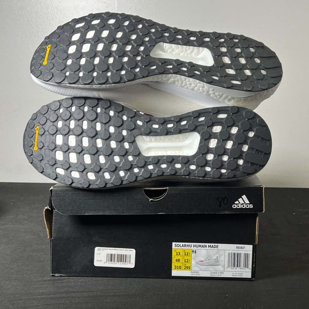 adidas Solar Hu Glide Human Made White Red 13 (Lightly Worn Pre-Owned)adidasWhite/Red/Black - Image 5