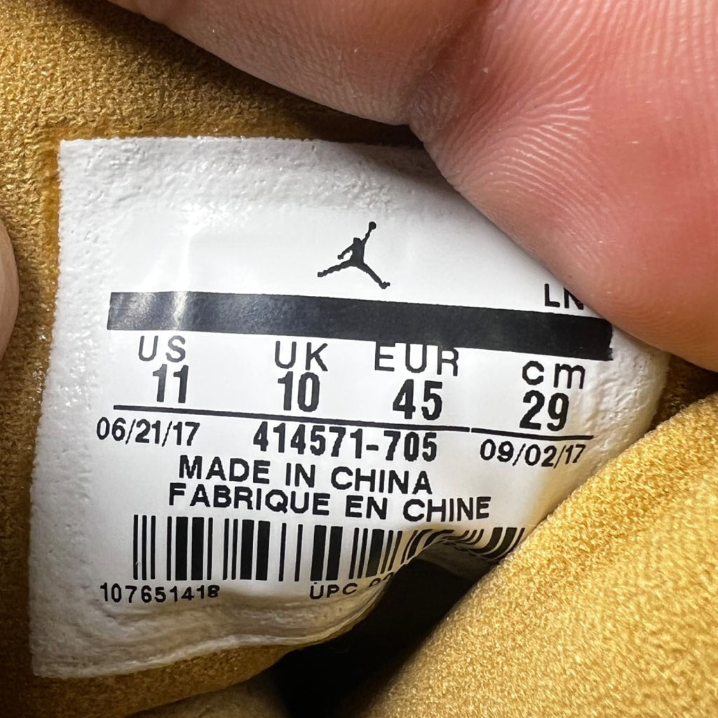 Jordan 13 Retro Wheat 11 (New Pre-Owned)JordanElemental Gold/Baroque Brown-Gum Yellow - Image 6