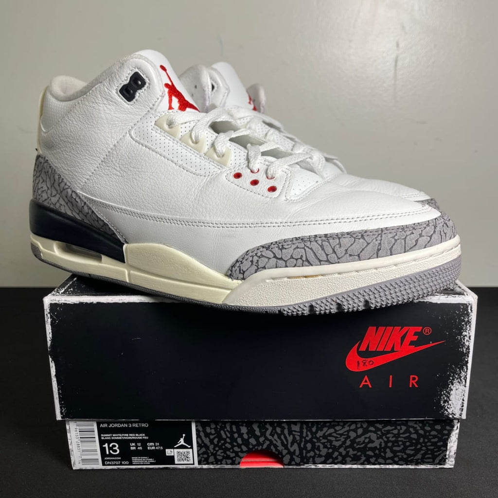 Jordan 3 Retro White Cement Reimagined (Size 13) - aux