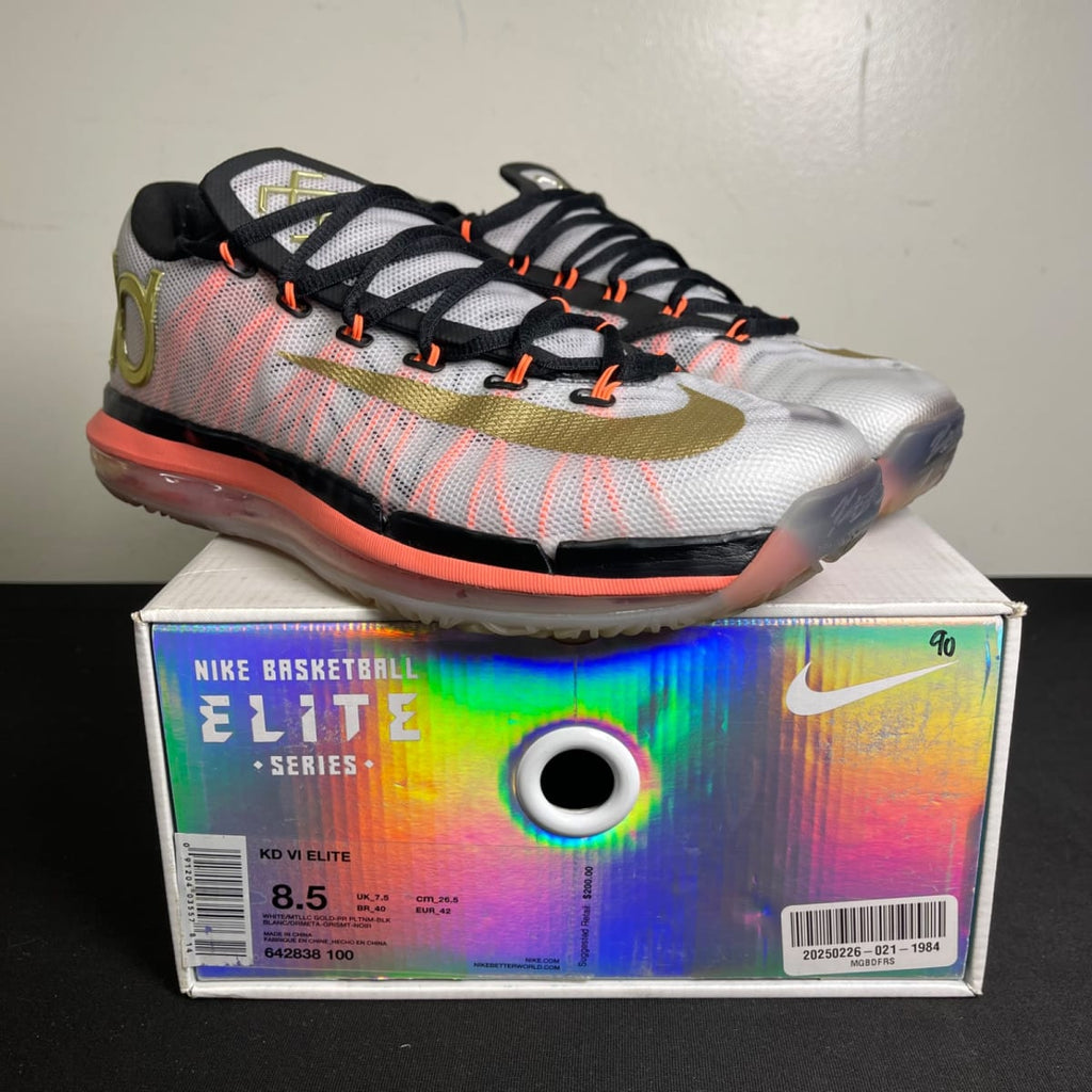 Nike KD 6 Elite Gold (Size 8.5) - aux