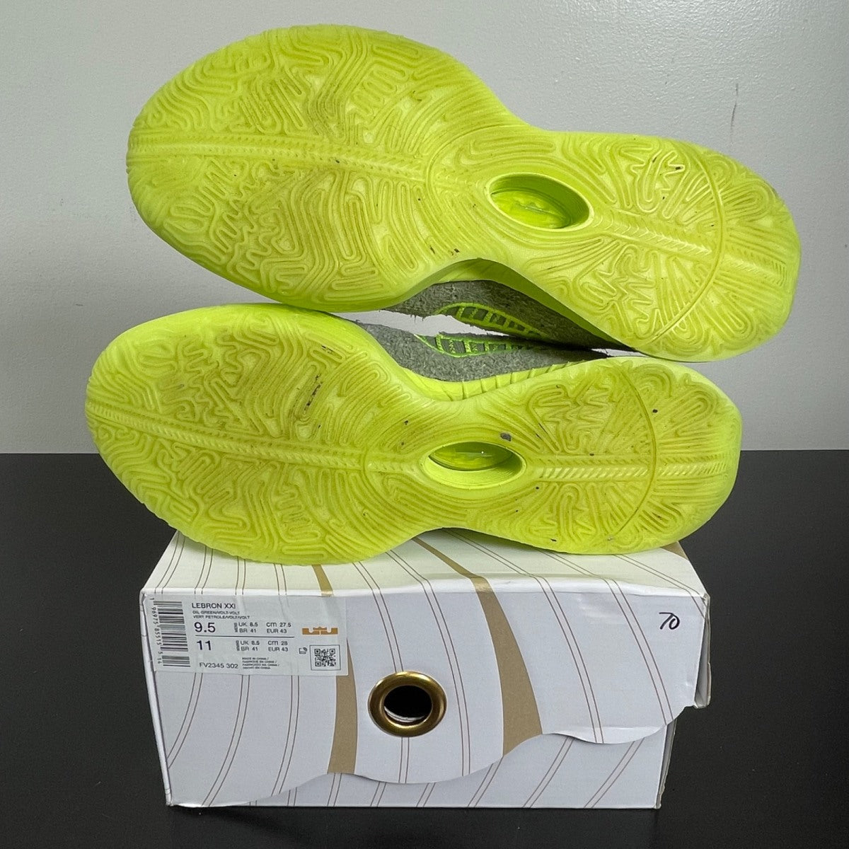 Nike LeBron 21 'Algae' 9.5 (Moderately Worn Pre-Owned)Nike - Image 5