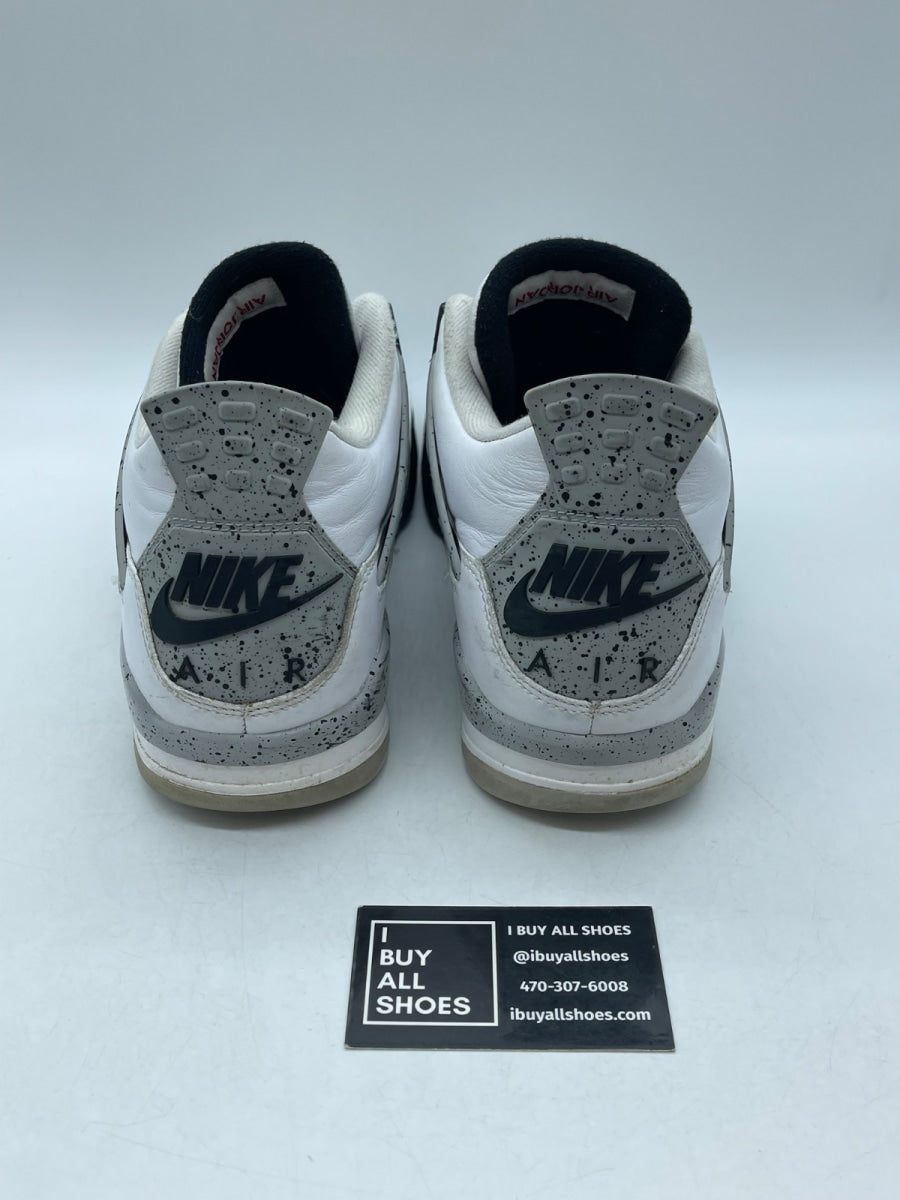 Jordan 4 Retro White Cement (2016) 12 (Moderately Worn Pre-Owned) - Image 3