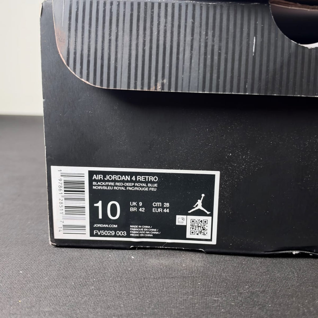 Jordan 4 Retro Rare Air (Gold Lettering) (Size 10) - aux