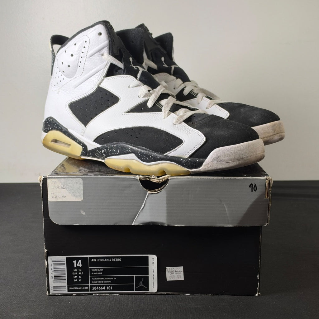 Jordan 6 Retro Oreo (Size 14)