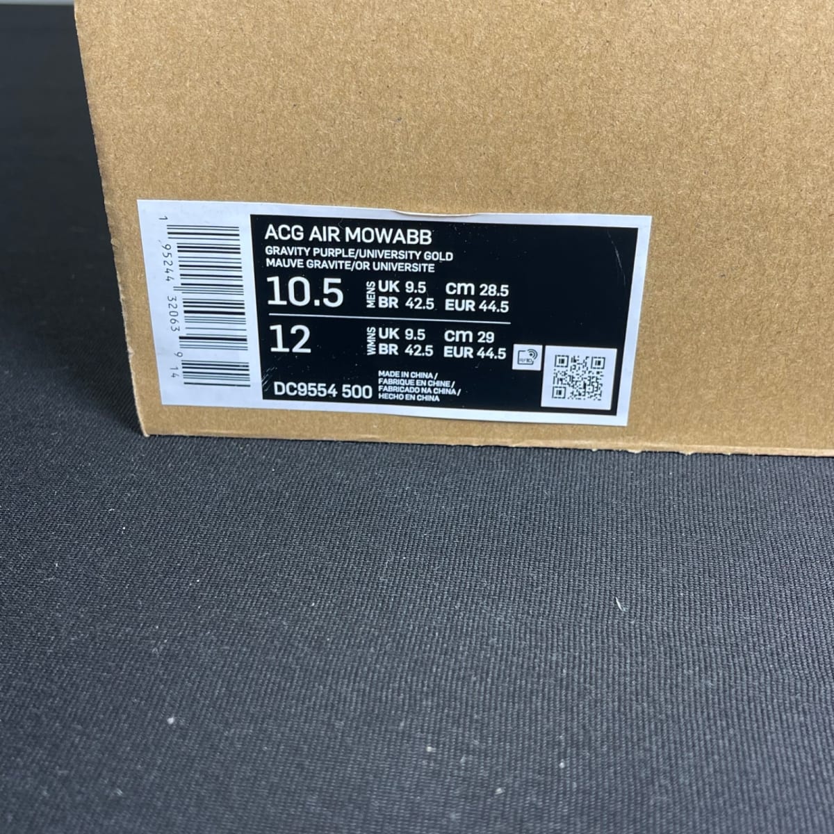 Nike ACG Air Mowabb OG Gravity Purple (2021) (Size 10.5) - aux