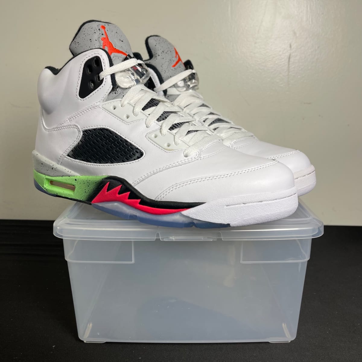 Jordan 5 Retro Poison Green (Size 10) - aux