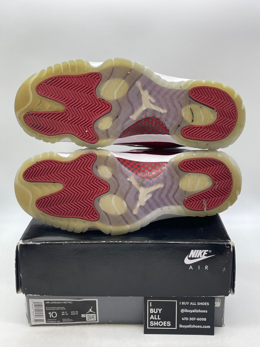Jordan 11 Retro Cherry (2022) 10 (Heavily Worn Pre-Owned) - Image 7