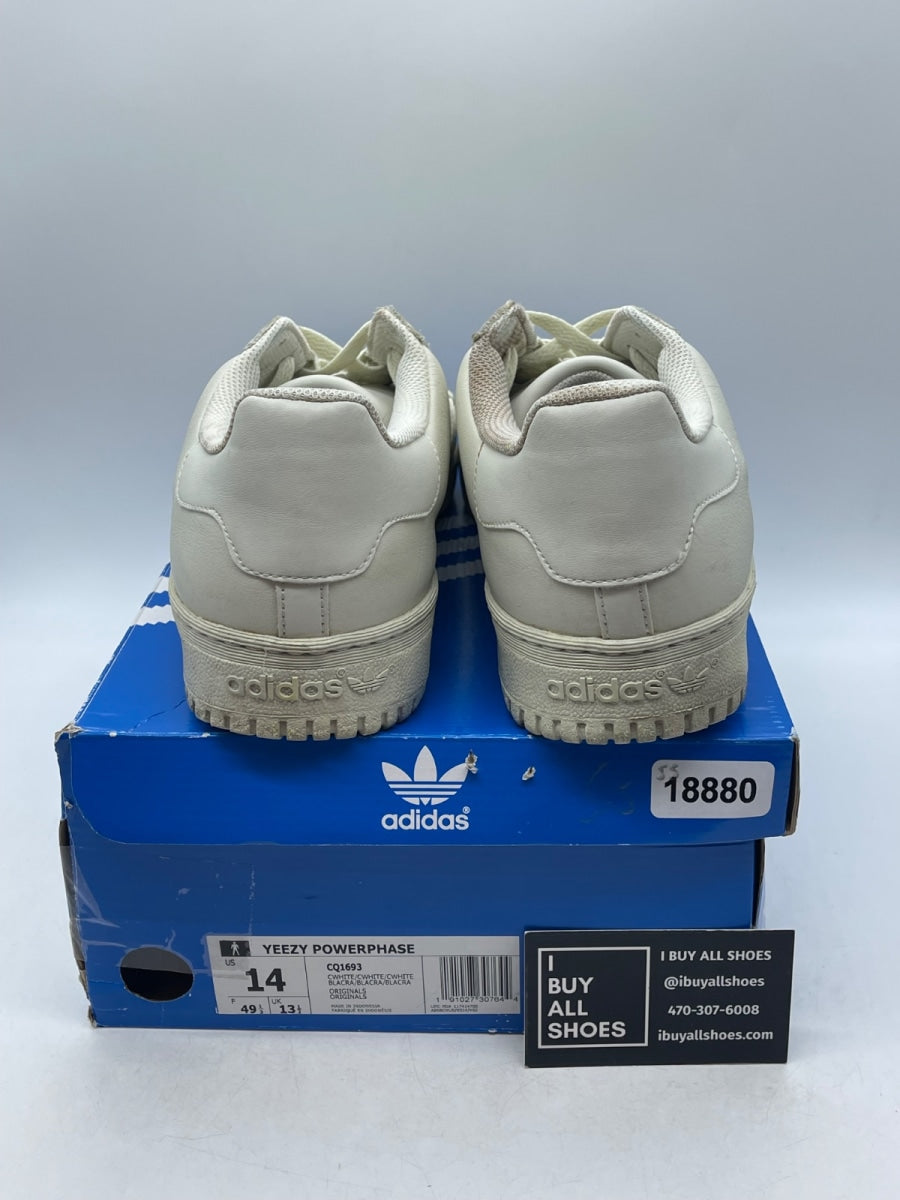 adidas Yeezy Powerphase Calabasas Core White 14 (Moderately Worn Pre-Owned) - Image 3