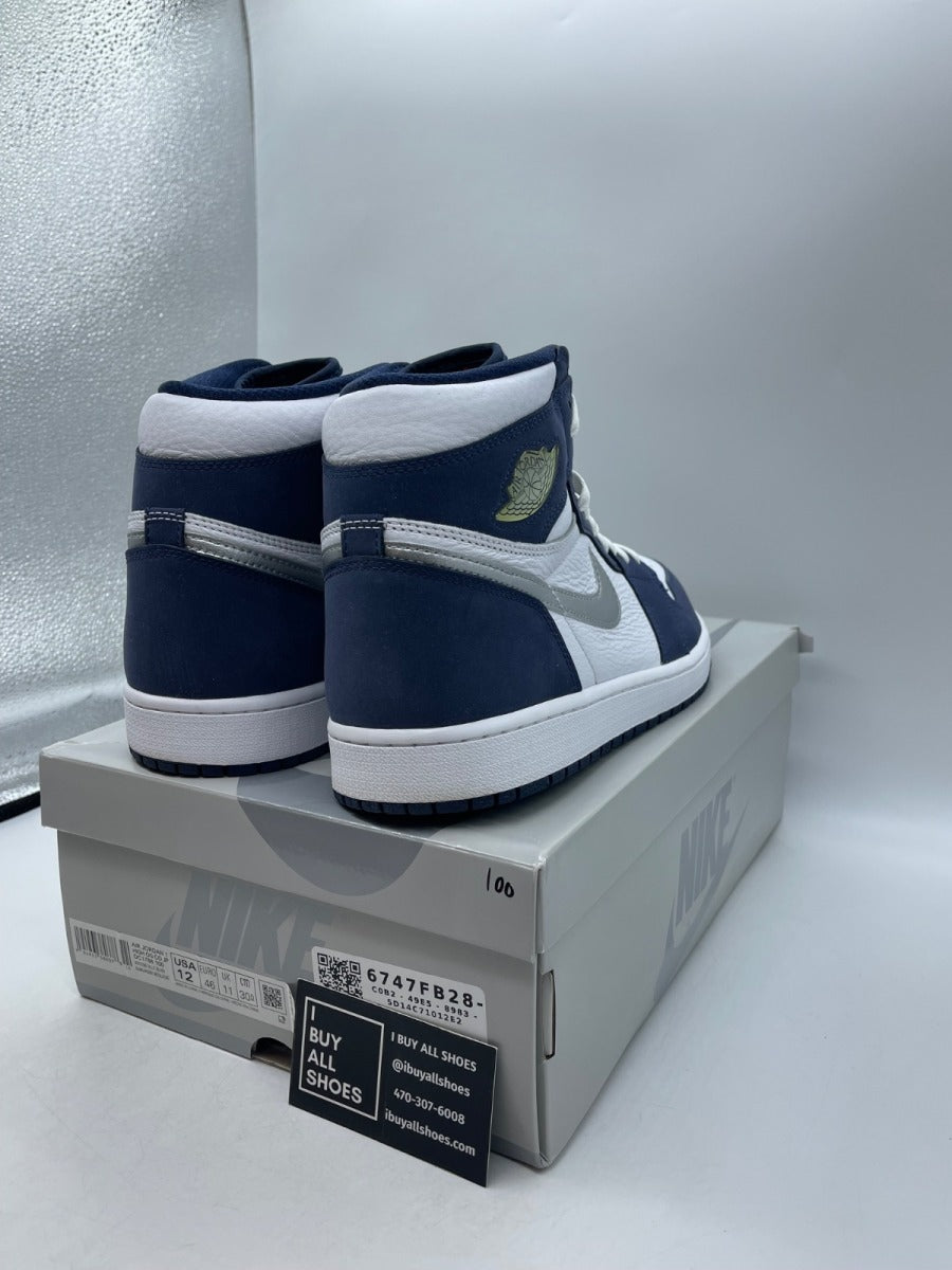 Jordan 1 Retro High CO.JP Midnight Navy (2020) 12 (Moderately Worn Pre-Owned) - Image 5
