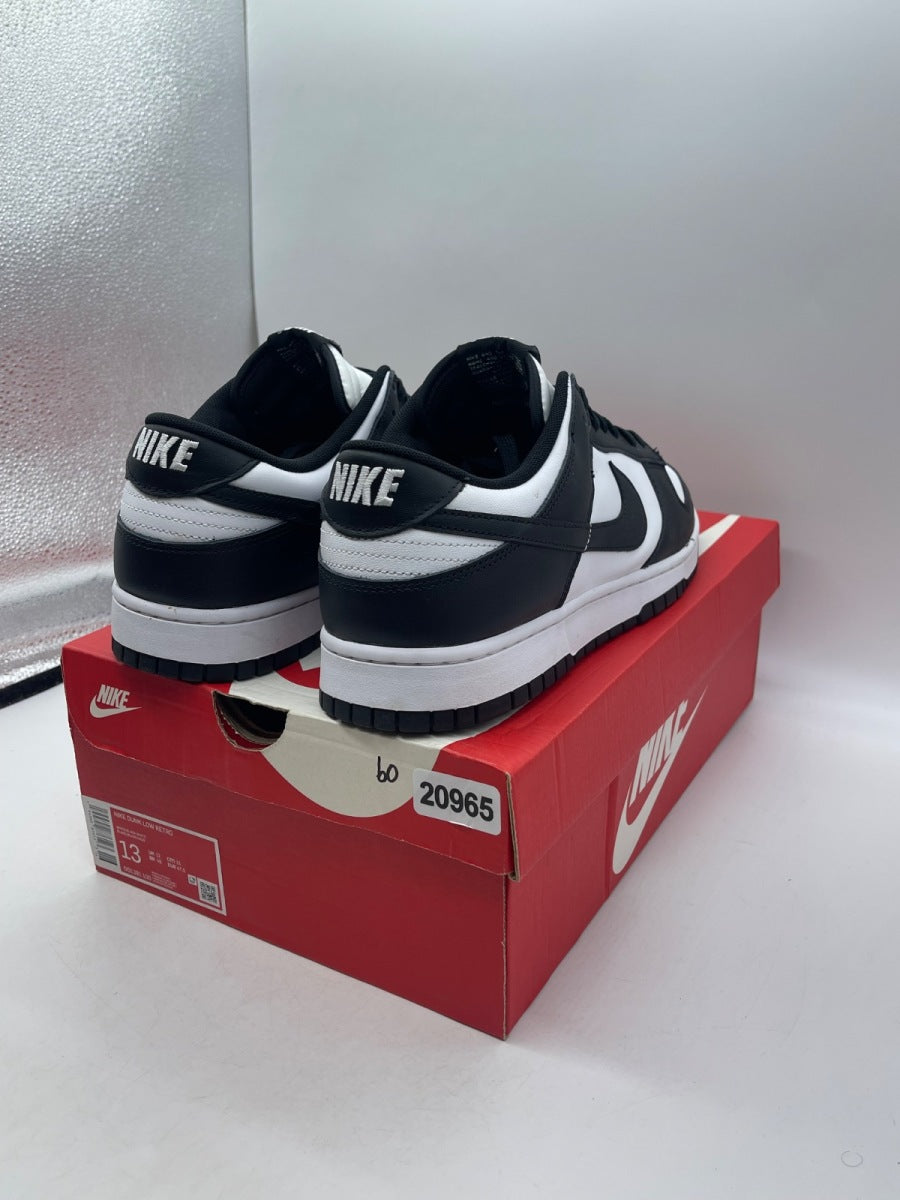 Nike Dunk Low Retro White Black Panda 13 (Moderately Worn Pre-Owned) - Image 5