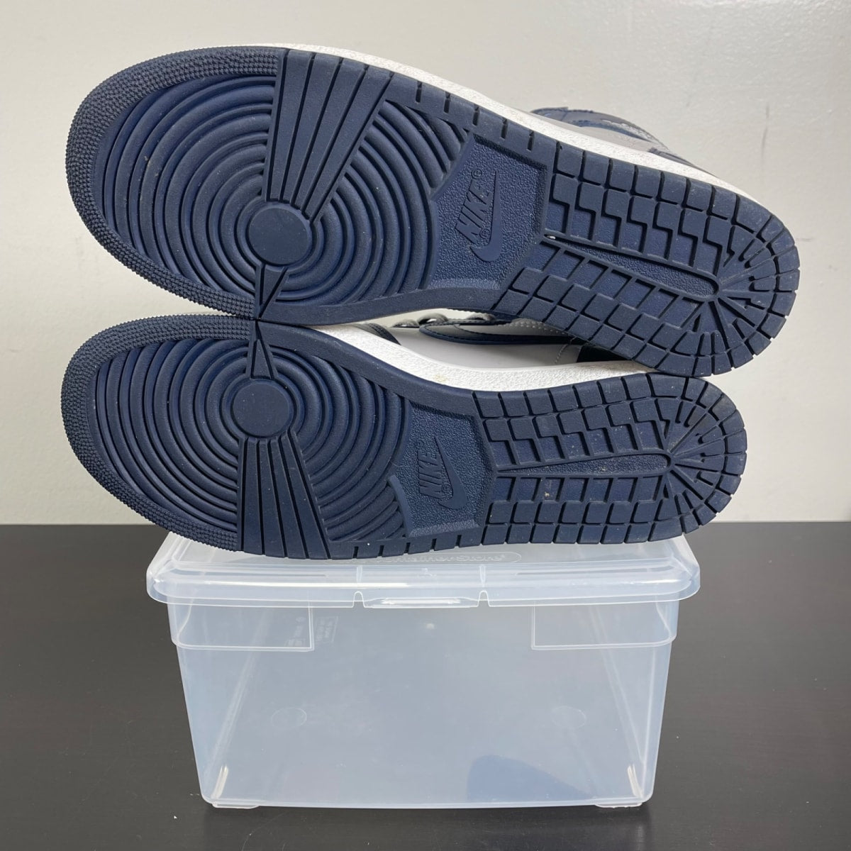 Jordan 1 Retro High '85 Georgetown 12 (Moderately Worn Pre-Owned)JordanCollege Navy/Summit White-Tech Grey - Image 5