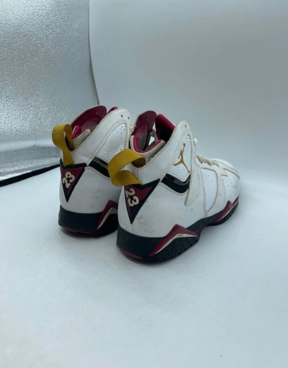 Jordan 7 Retro Cardinal (2011) 12 (Heavily Worn Pre-Owned)JordanWhite/Bronze-Cardinal Red-Black - Image 5
