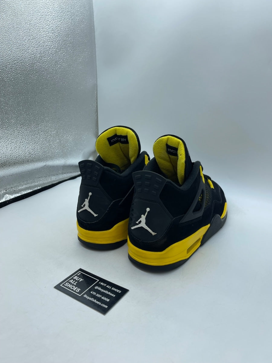 Jordan 4 Retro Thunder (2023) 11.5 (Moderately Worn Pre-Owned) - Image 5