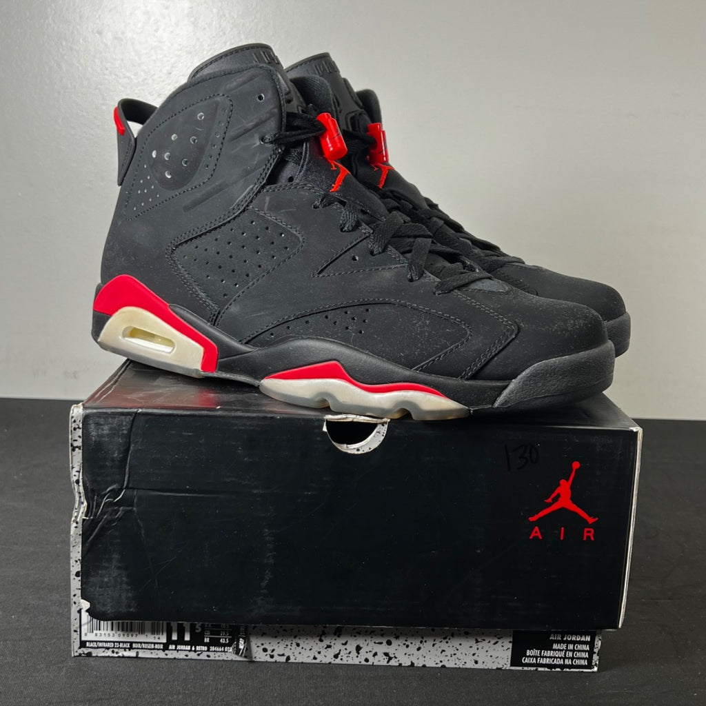 Jordan 6 Retro Infrared Black (2014) (Size 11.5) - aux