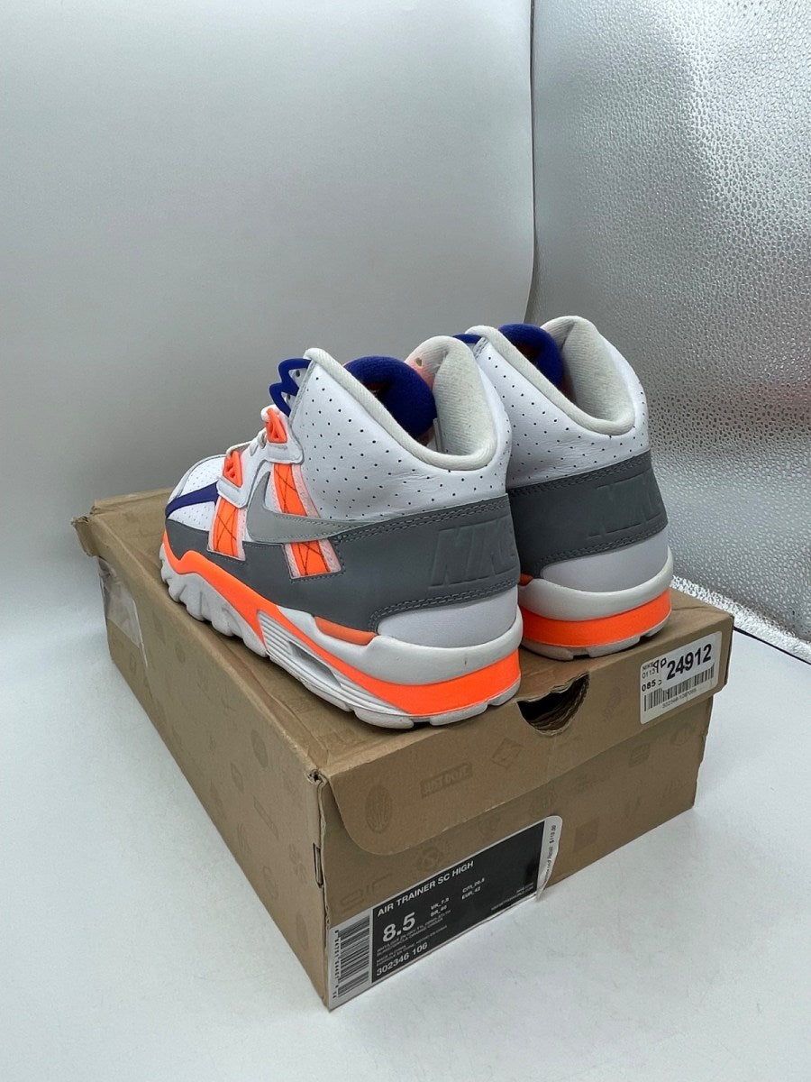Nike Air Trainer SC Bo Jackson 8.5 (Moderately Worn Pre-Owned)NikeWhite/Lght Zn Grey-Ttl Orng-Stlth - Image 4