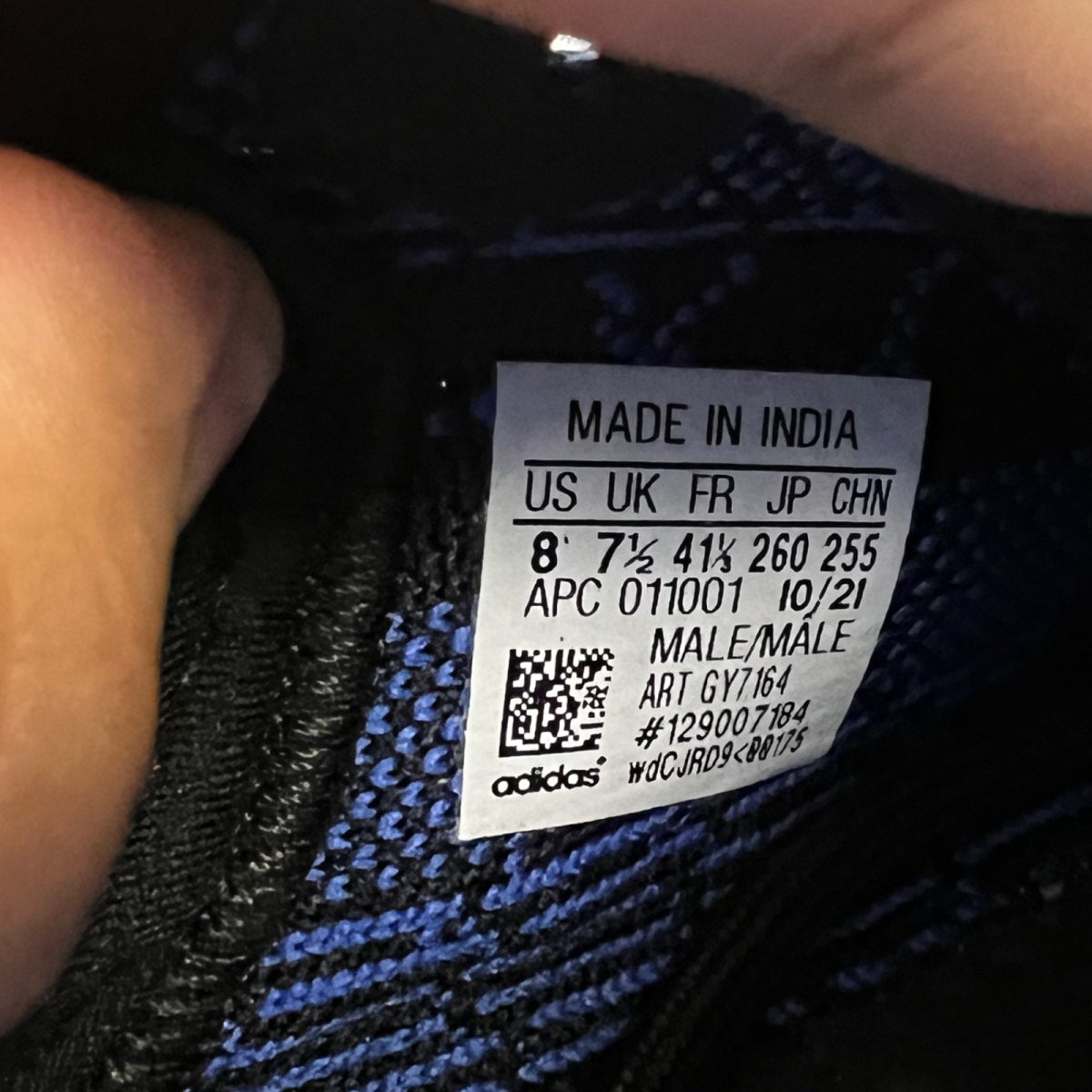 adidas Yeezy Boost 350 V2 Dazzling Blue 8 (Lightly Worn Pre-Owned)adidasCore Black/Dazzling Blue/Core Black - Image 7