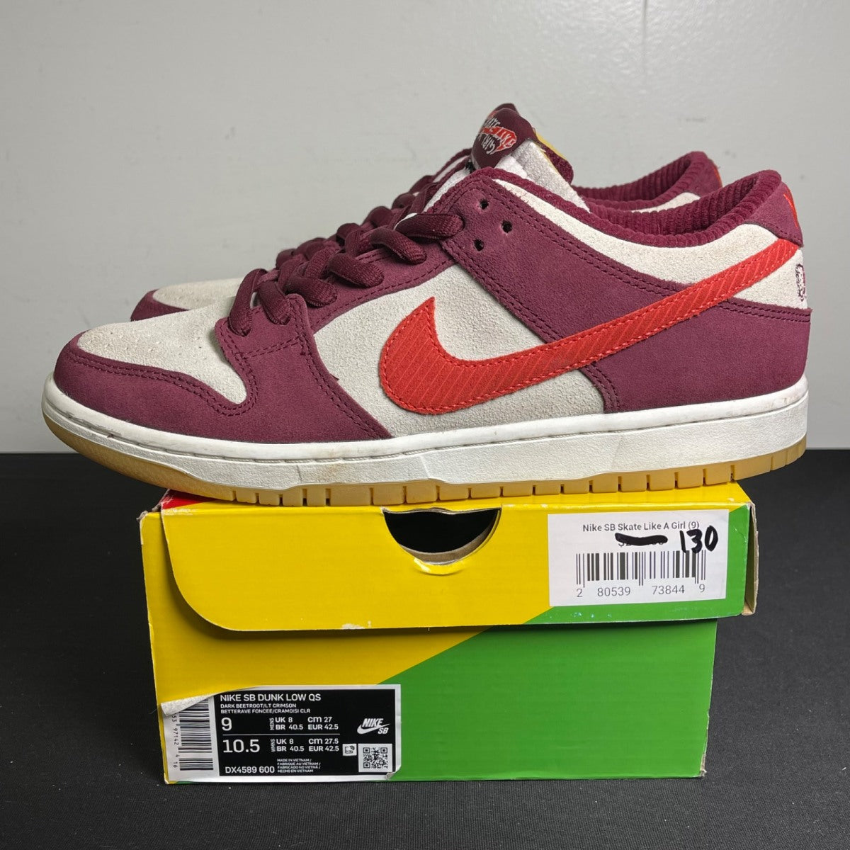 Nike SB Dunk Low Skate Like a Girl (Size 9) - Image 3