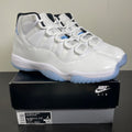Jordan 11 Retro Legend Blue (2024) 10.5 (Moderately Worn Pre-Owned)JordanWhite/Legend Blue/Black - Image 1
