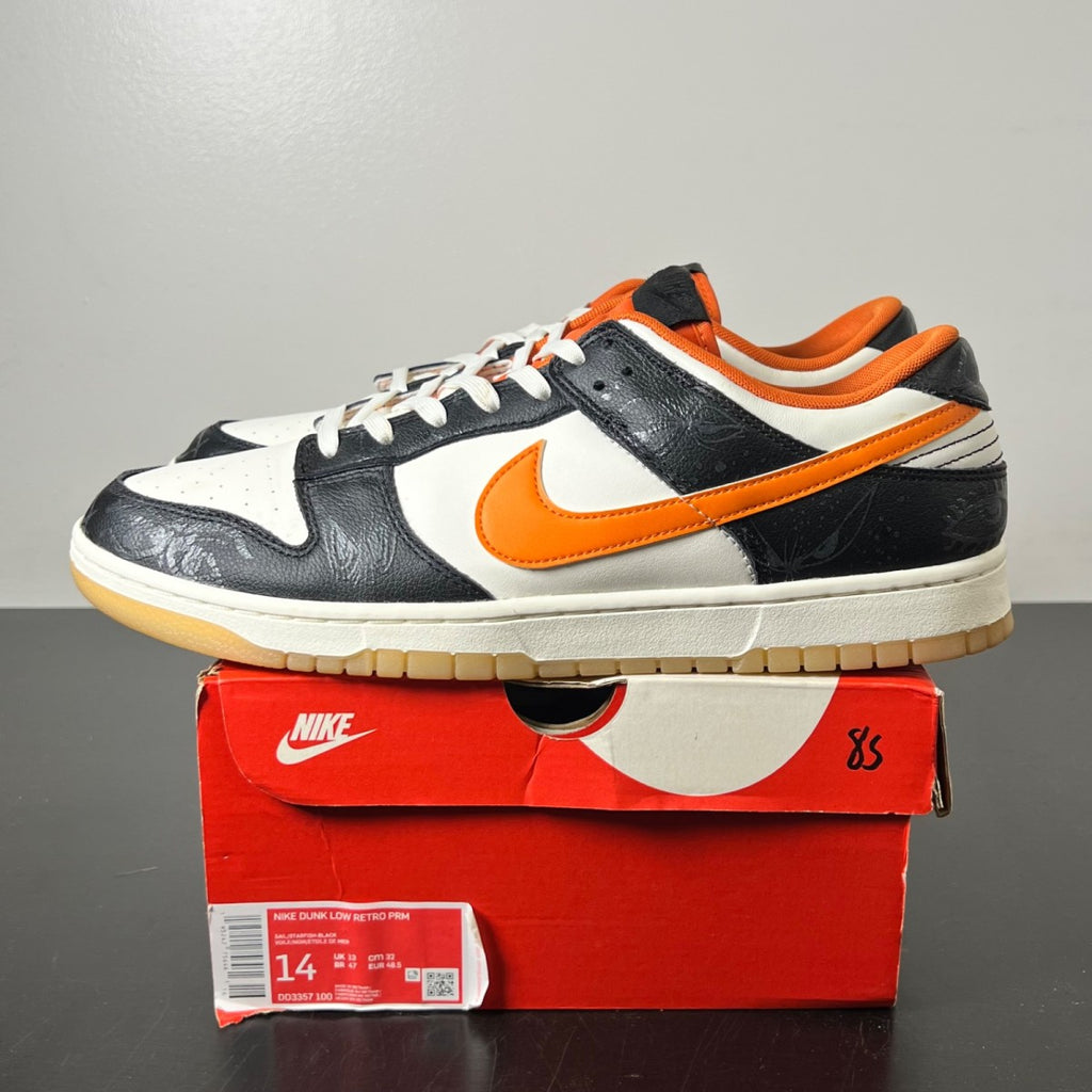Nike Dunk Low PRM Halloween (2021) 14 (Lightly Worn Pre-Owned)NikeSail/Starfish-Black - Image 3