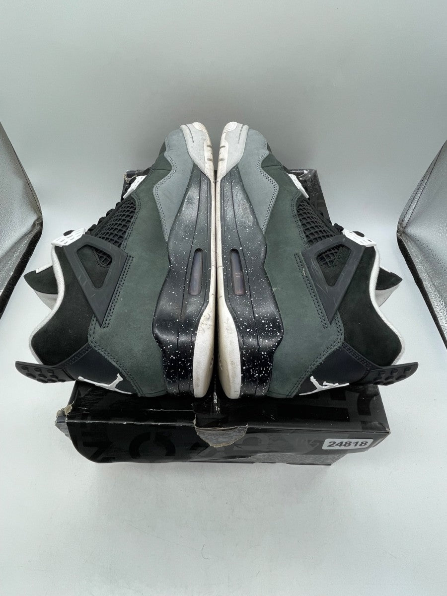 Jordan 4 Retro Fear (2024) 10.5 (Moderately Worn Pre-Owned)JordanBlack/White/Anthracite/Black/Pure Platinum - Image 6