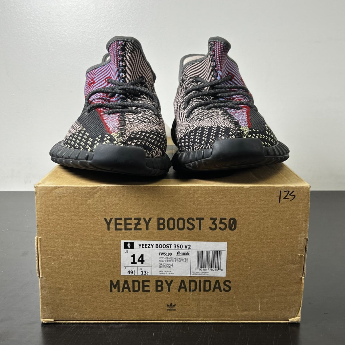 adidas Yeezy Boost 350 V2 Yecheil (Non-Reflective) (Size 14) Lightly Worn - Image 2