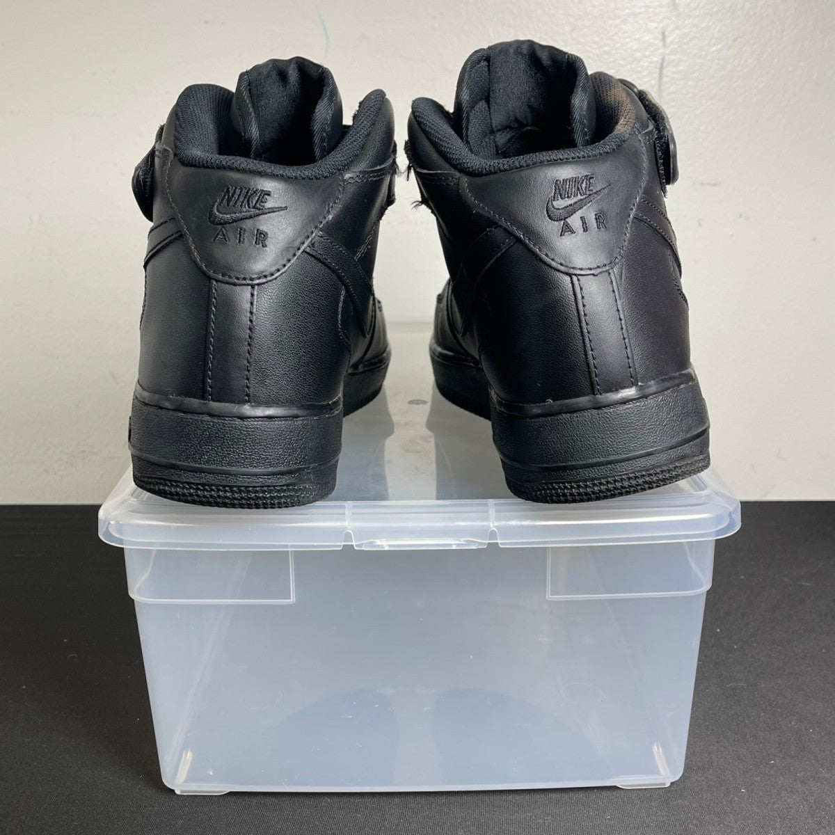 Nike Air Force 1 Mid Black (2016) (Size 11.5) - Image 4