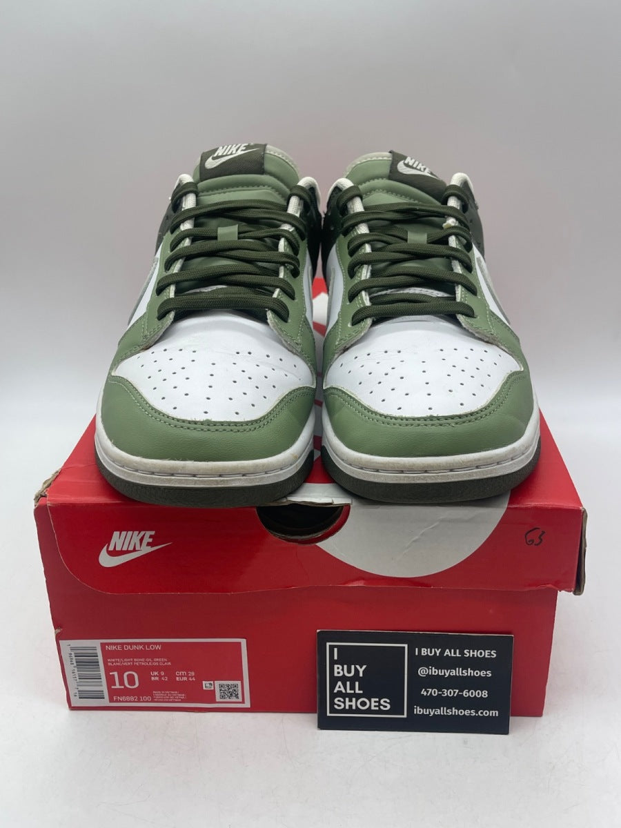 Nike Dunk Low Oil Green Cargo Khaki 10 (Moderately Worn Pre-Owned) - Image 2
