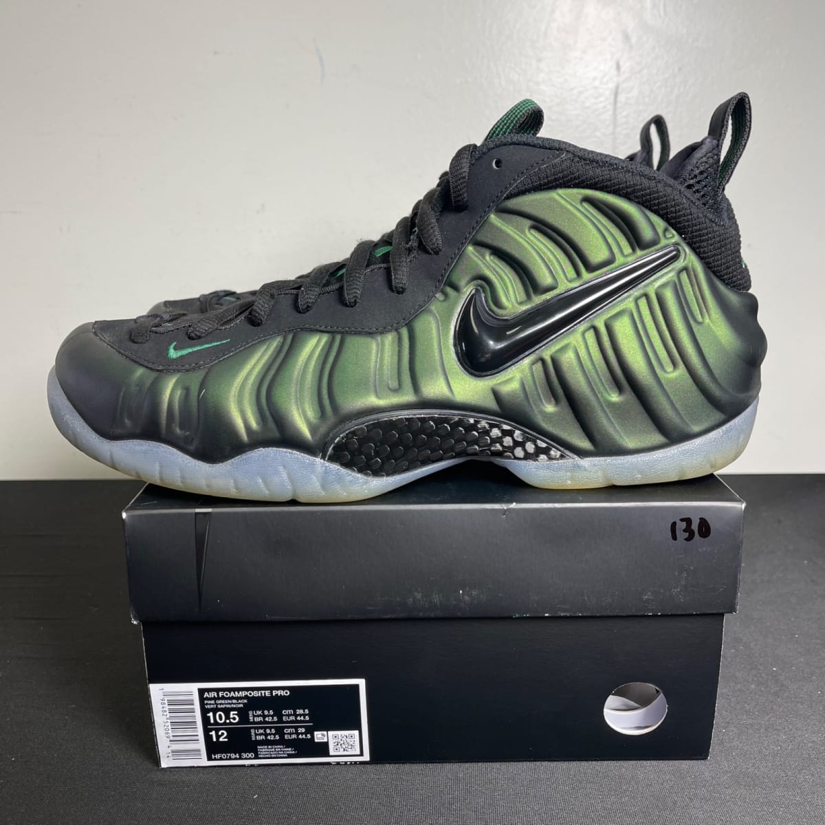 Nike Air Foamposite Pro Pine Green (2025) (Size 10.5) - aux