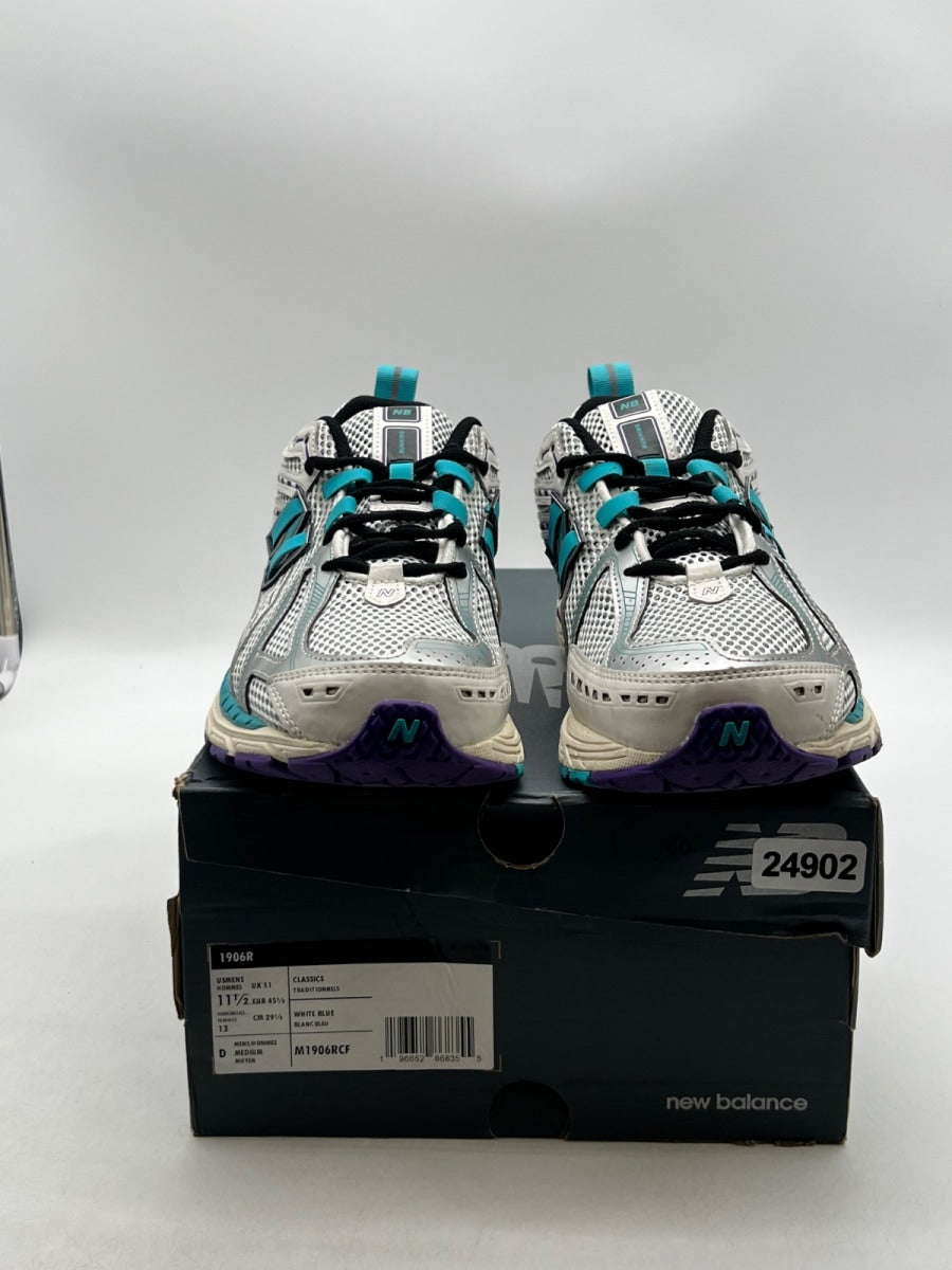 New Balance 1906R Charlotte Hornets 11.5 (Lightly Worn Pre-Owned)New BalanceOff-White/Aqua/Purple/Black - Image 2
