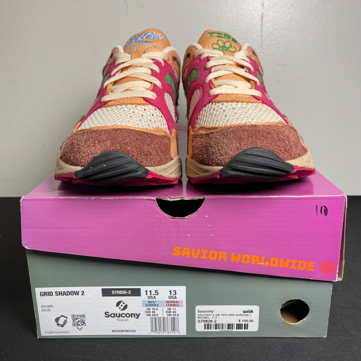Saucony Grid Shadow 2 Jae Tips What's the Occasion? Wear To The Party (Size 11.5) - Image 2