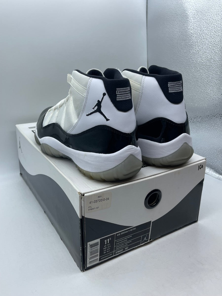 Jordan 11 Retro Concord (2011) 11.5 (Moderately Worn Pre-Owned)JordanWhite/Black-Dark Concord - Image 4