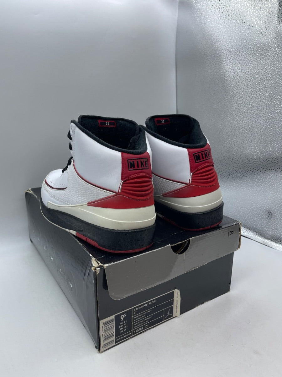 Jordan 2 Retro QF White Varsity Red (2010) (Size 9.5) - Image 4