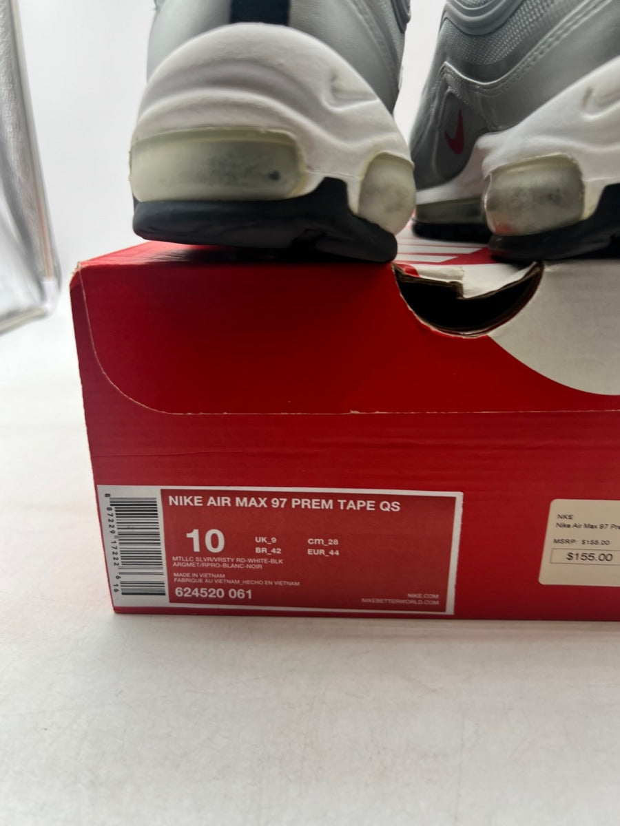 Nike Air Max 97 Tape Silver Bullet 10 (Moderately Worn Pre-Owned) - Image 4