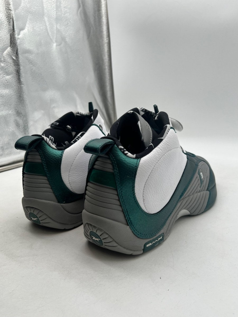 Reebok Answer IV The Tunnel 13 (Moderately Worn Pre-Owned)ReebokDeep Teal/Footwear White/Solid Grey - Image 3