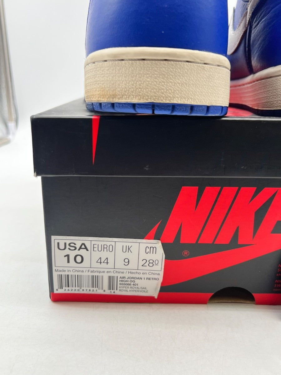 Jordan 1 Retro High Hyper Royal 10 (Moderately Worn Pre-Owned) - Image 8