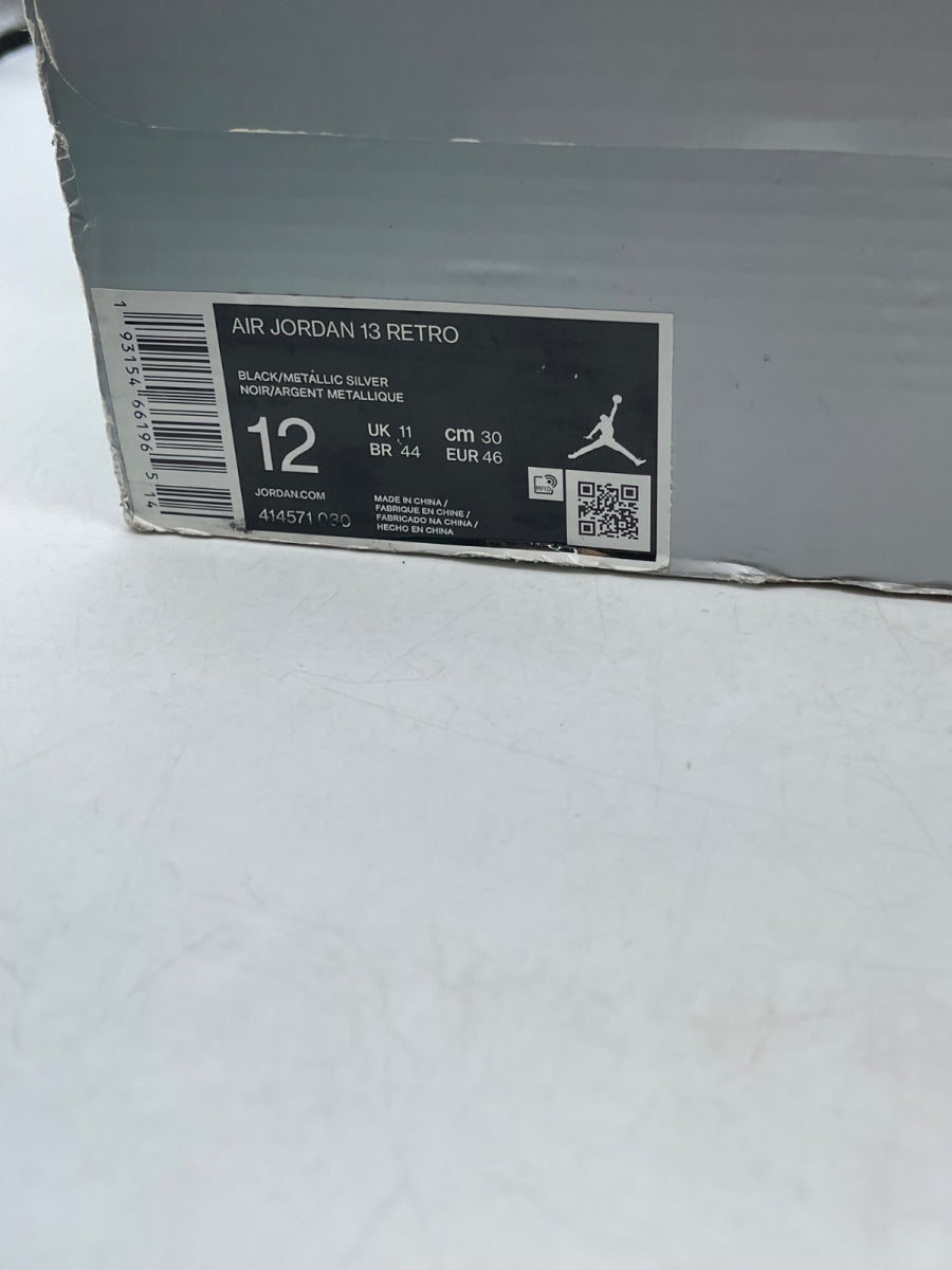 Jordan 13 Retro Black Island Green 12 (Moderately Worn Pre-Owned) - Image 9