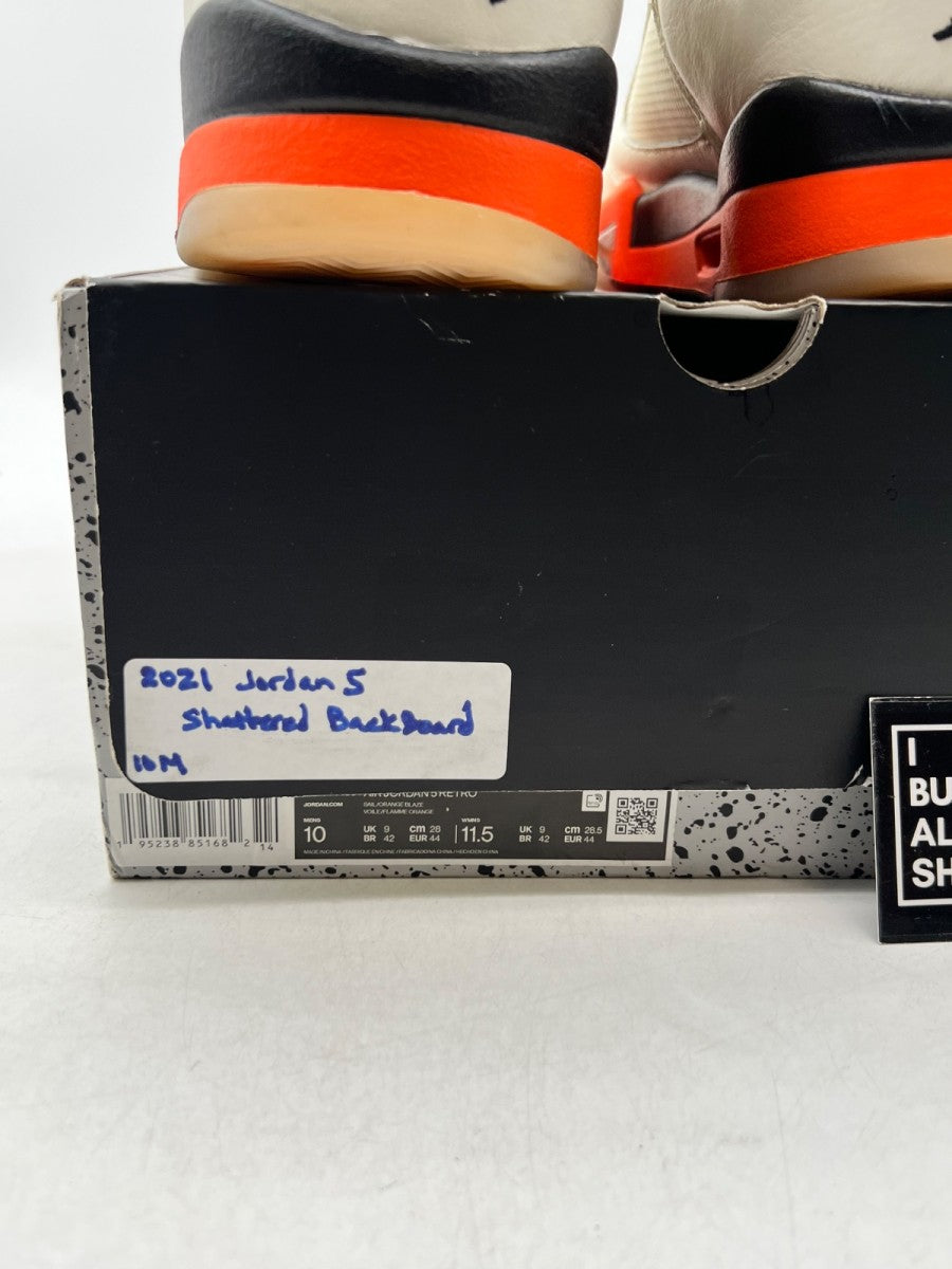 Jordan 5 Retro Shattered Backboard 10 (Heavily Worn Pre-Owned) - Image 6