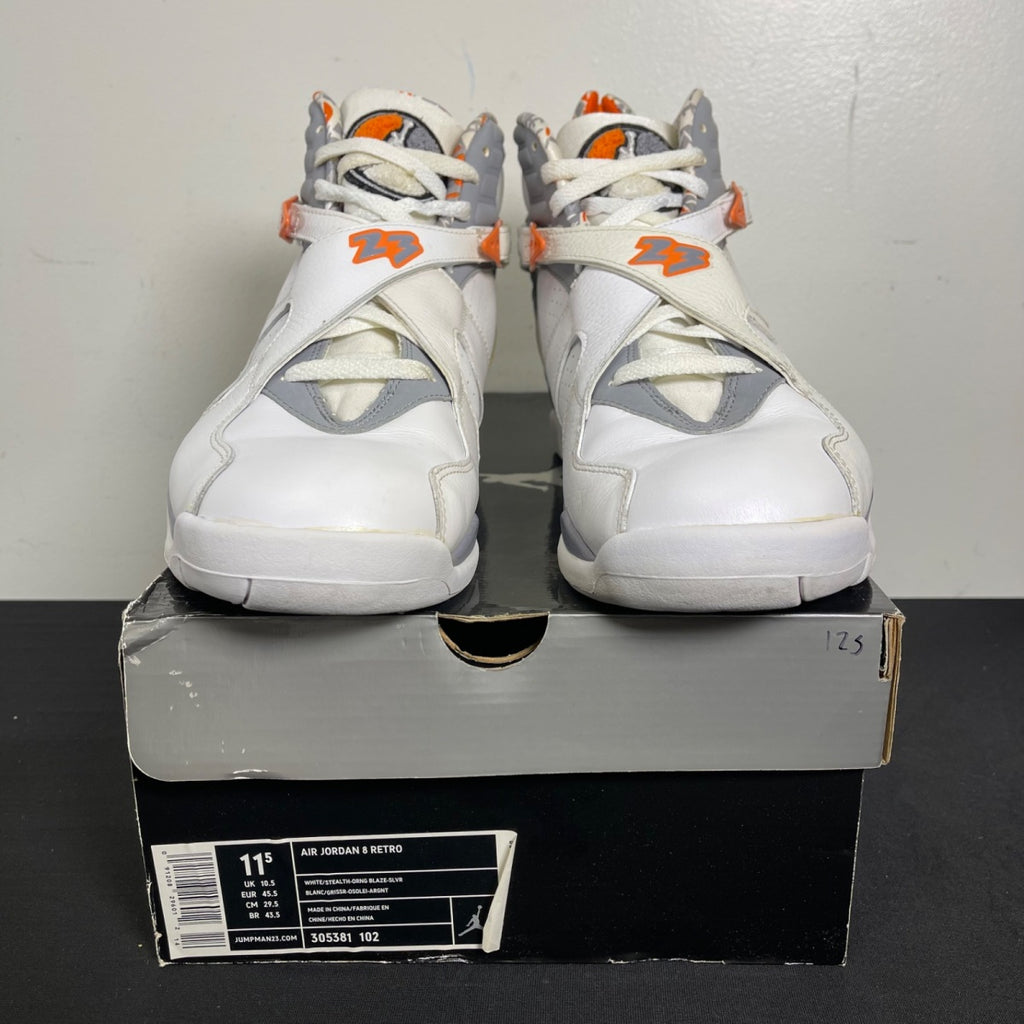 Air Jordan 8 Retro 'Orange Blaze' 11.5 (Moderately Worn Pre-Owned)Air Jordan - Image 2