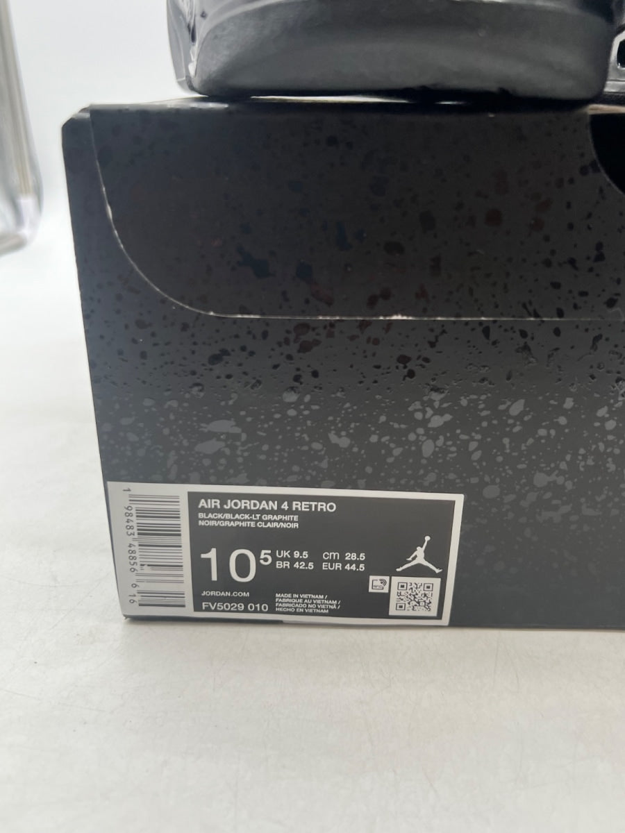Jordan 4 Retro Black Cat (2025) 10.5 (VNDS Pre-Owned) - Image 6