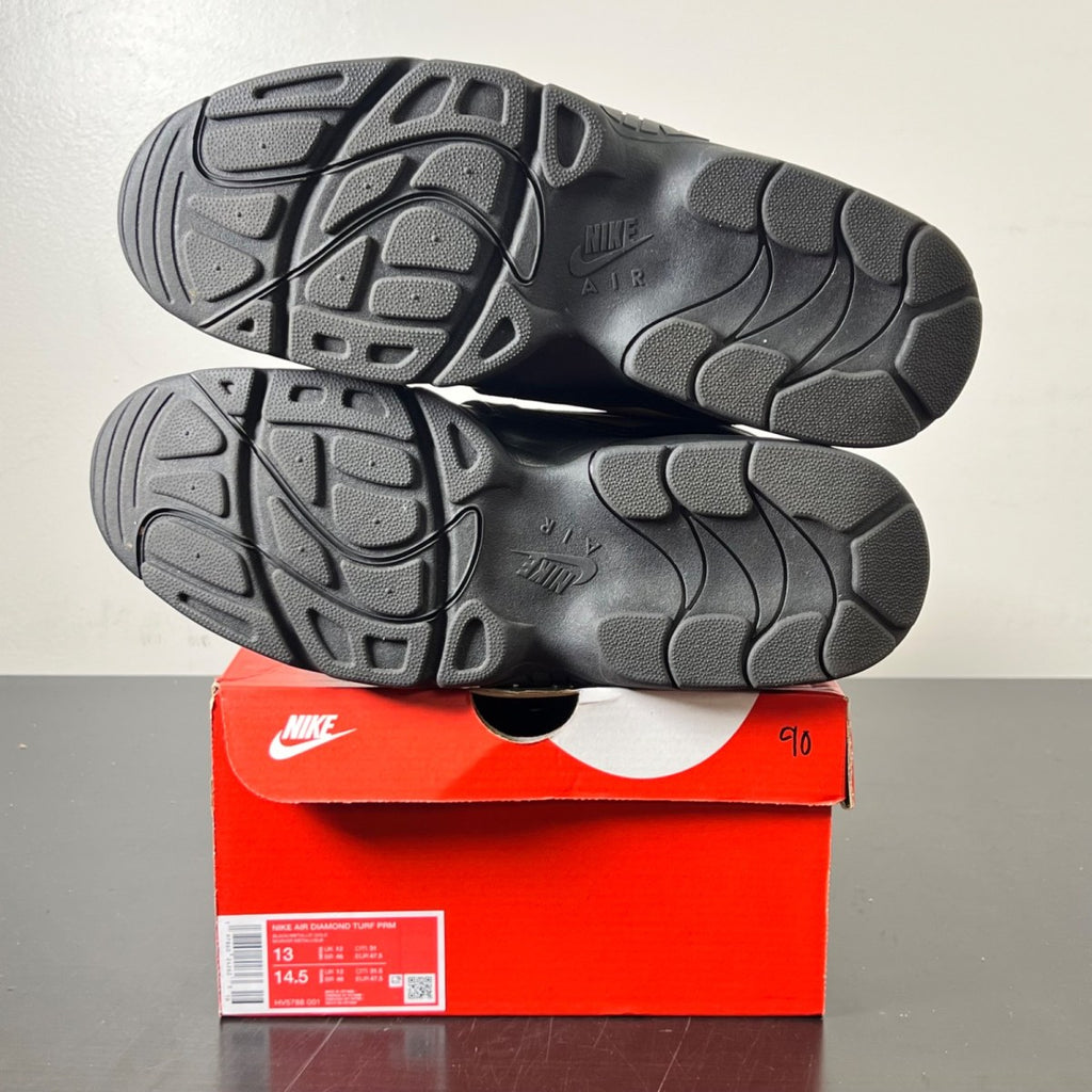Nike Air Diamond Turf Signing Day 13 (Lightly Worn Pre-Owned)NikeBlack/Metallic Gold - Image 7