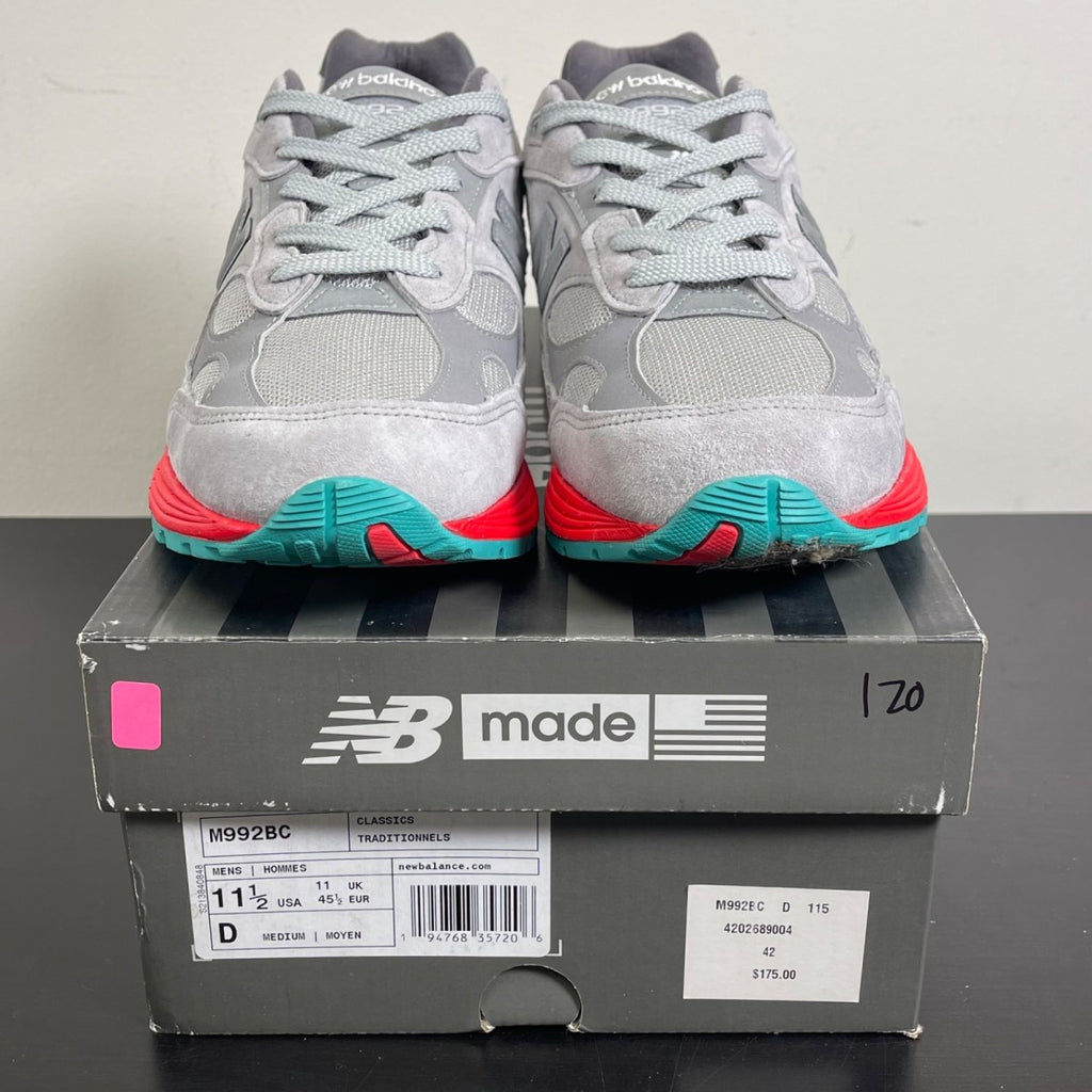 New Balance 992 MiUSA Grey Multi (Size 11.5) Moderately Worn - Image 2